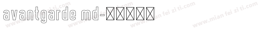 avantgarde md字体转换